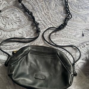 Vince Camuto Black Leather Crossbody Bag